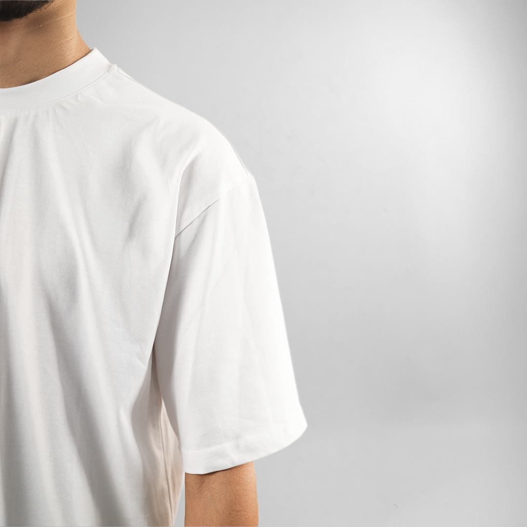 BLANK BOXY TEE IN WHITE
