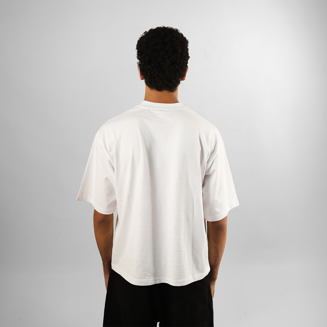 BLANK BOXY TEE IN WHITE