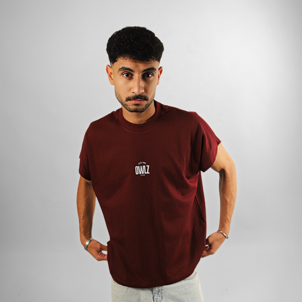 BURGUNDY NIGHT CULTURE SLEEVELESS TEE
