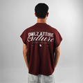 BURGUNDY NIGHT CULTURE SLEEVELESS TEE