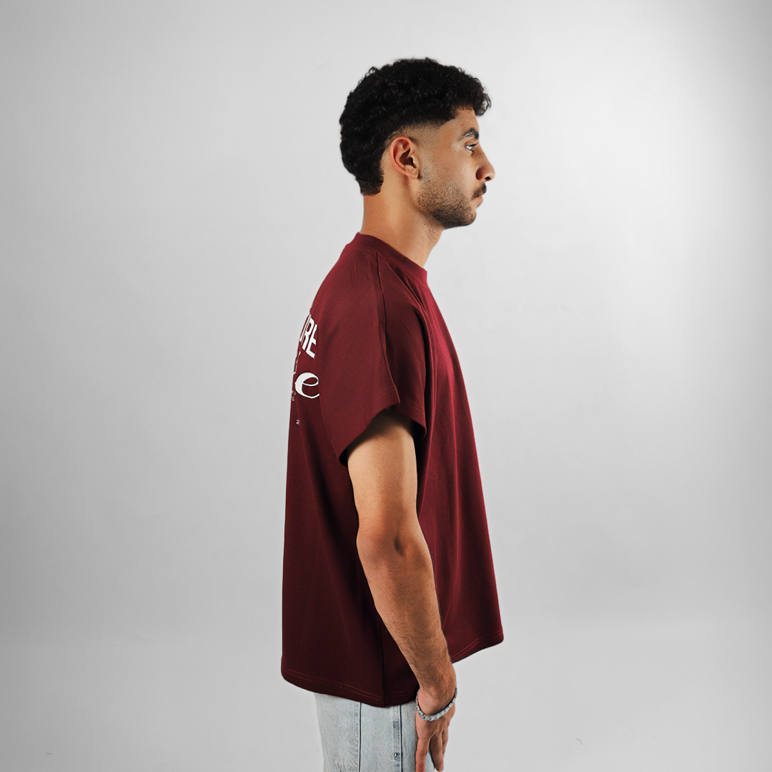 BURGUNDY NIGHT CULTURE SLEEVELESS TEE