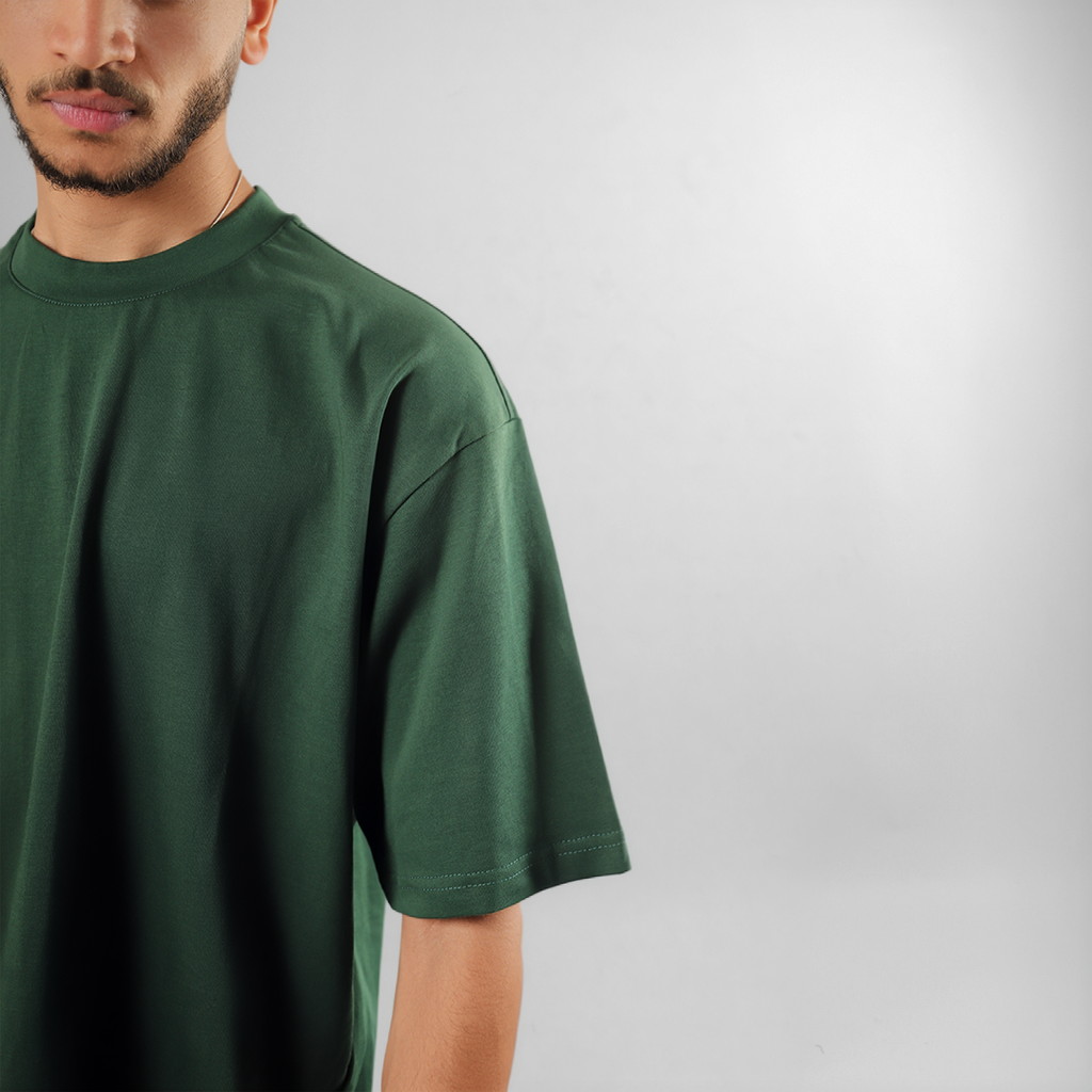 BLANK BOXY TEE IN TEAL