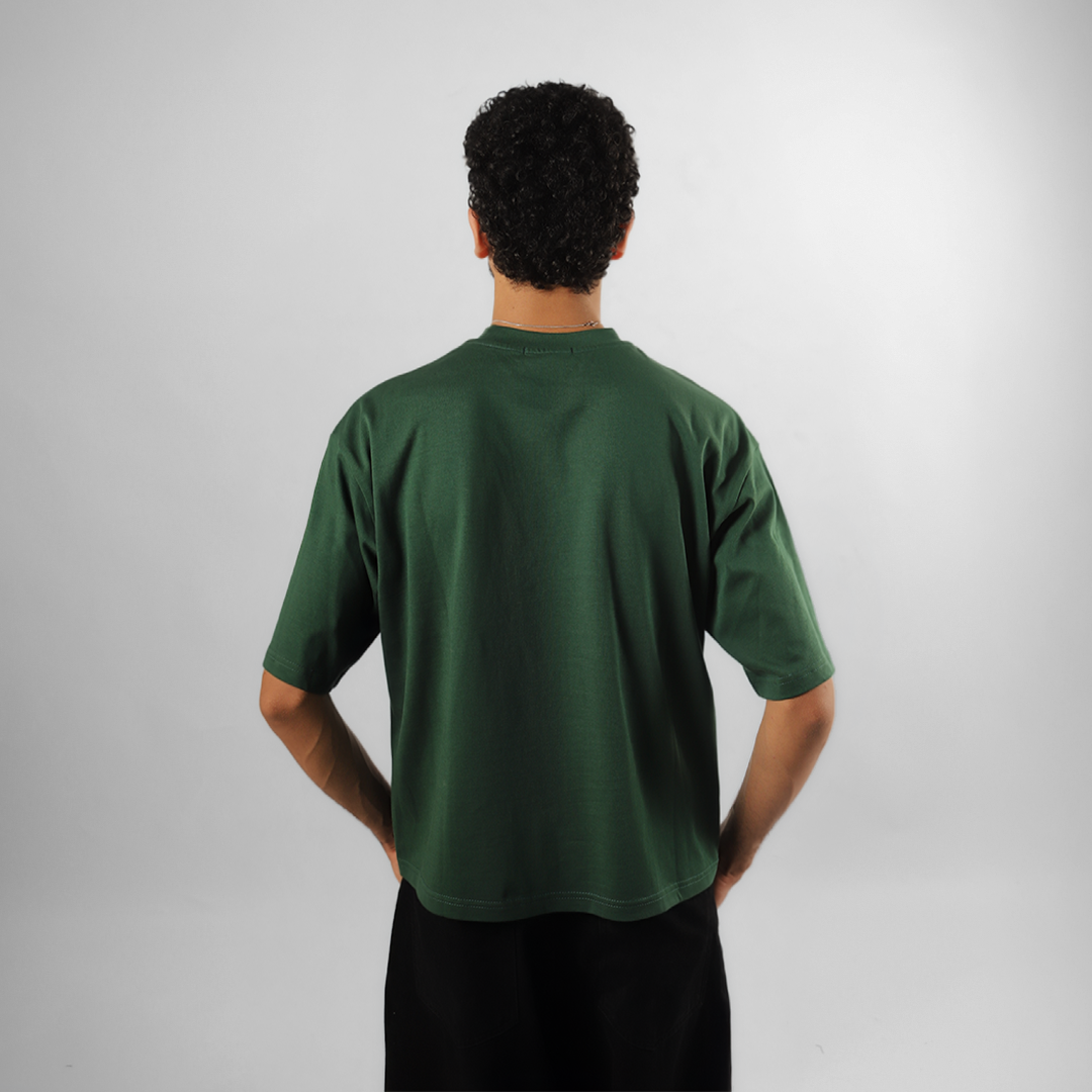 BLANK BOXY TEE IN TEAL
