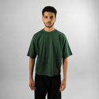 BLANK BOXY TEE IN TEAL