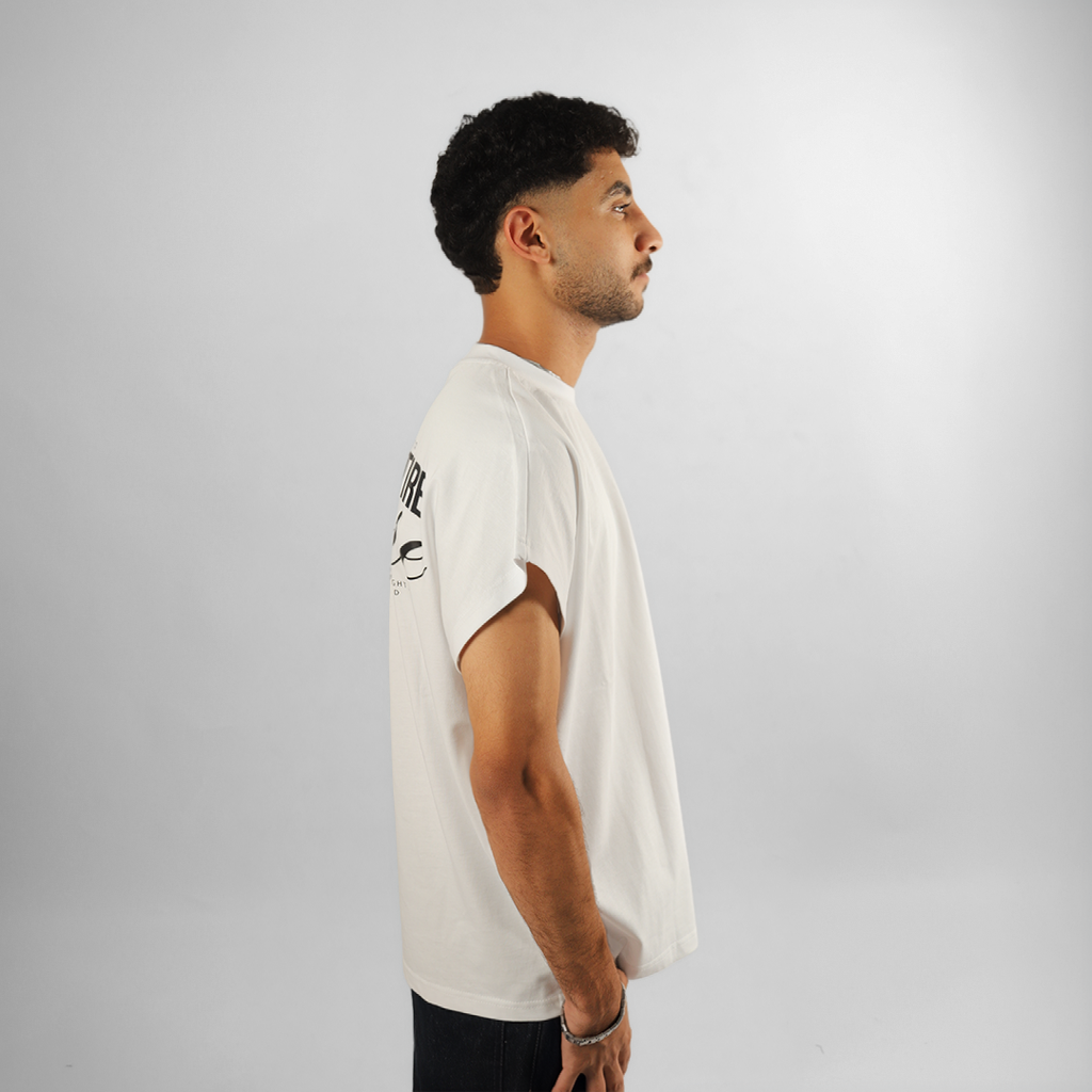 WHITE NIGHT CULTURE SLEEVELESS TEE