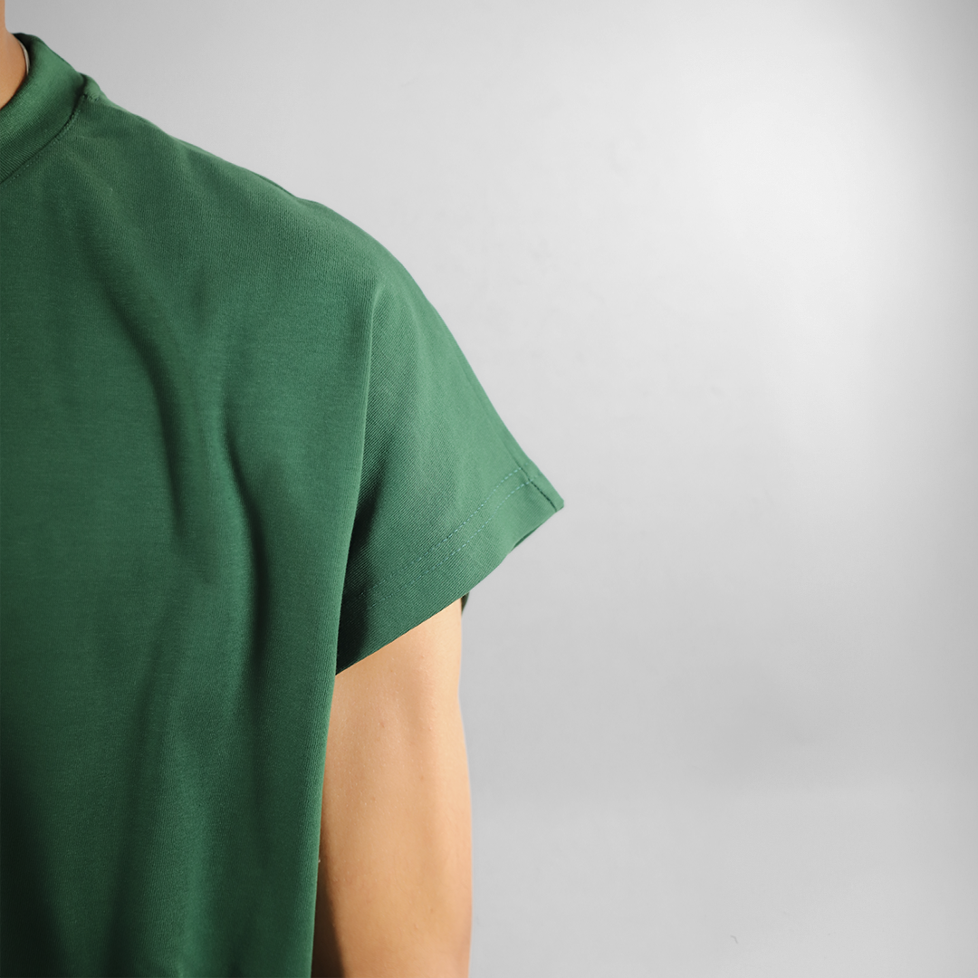 TEAL NIGHT CULTURE SLEEVELESS TEE