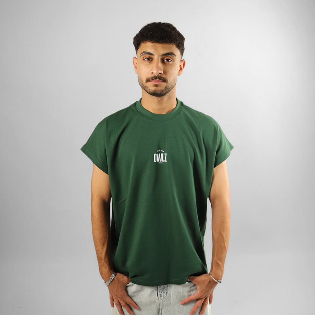 TEAL NIGHT CULTURE SLEEVELESS TEE