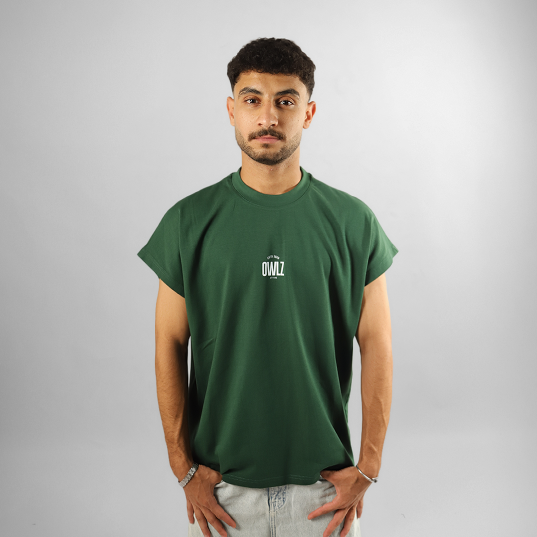 TEAL NIGHT CULTURE SLEEVELESS TEE