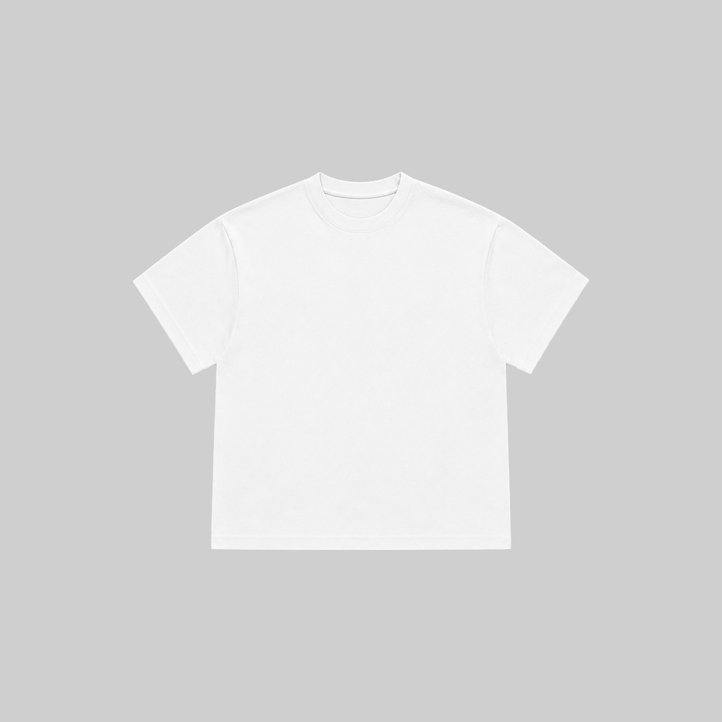 BLANK BOXY TEE IN WHITE
