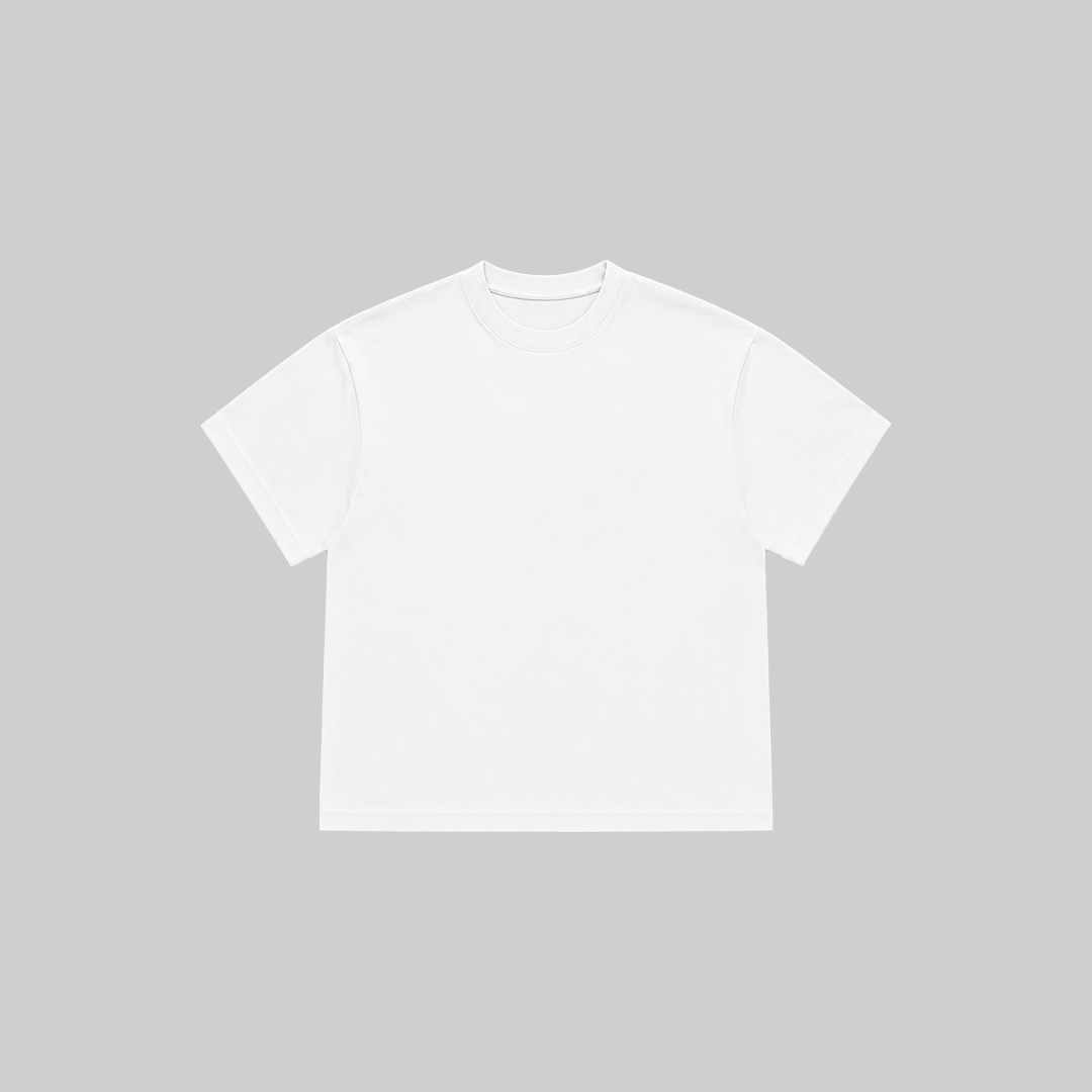 BLANK BOXY TEE IN WHITE