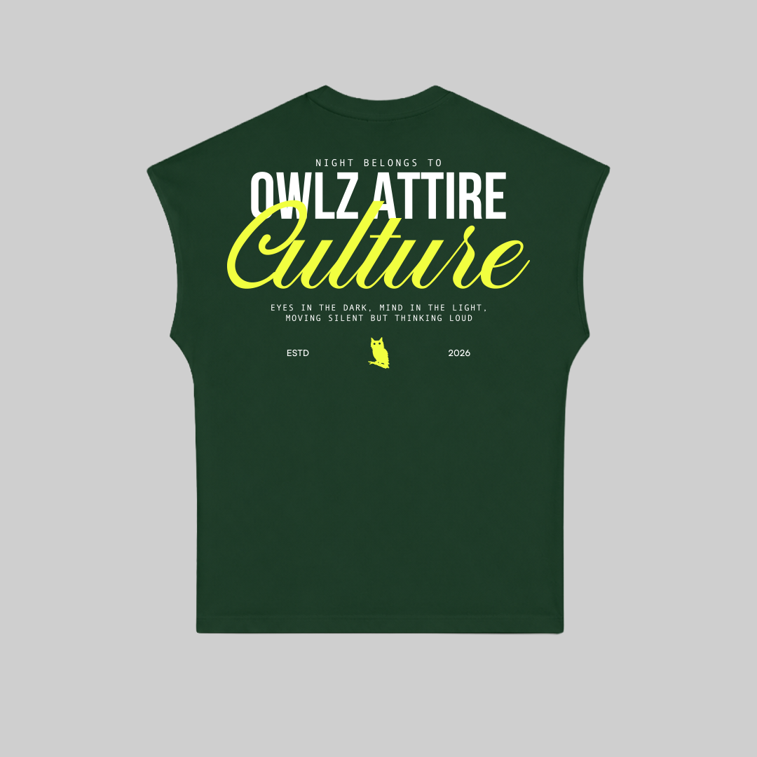 TEAL NIGHT CULTURE SLEEVELESS TEE