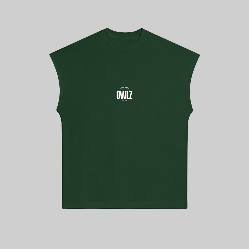 TEAL NIGHT CULTURE SLEEVELESS TEE