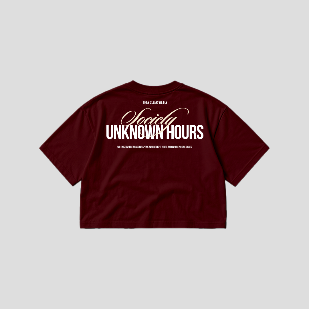 UNKNOWN HOURS BOXY TEE